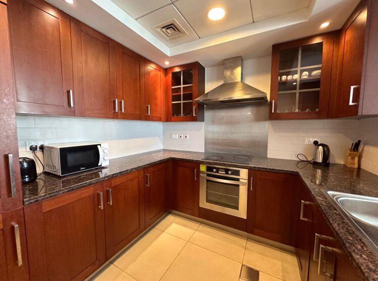 דובאי Downtown Apartments With Fountain And Burj Khalifa View מראה חיצוני תמונה